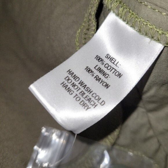 Lulus Olive Green Lightweight Quilted Fall Jacket Size M NWT - Picture 9 of 9